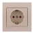 Childproof Socket Outlet Earthed - FireProof Plastic